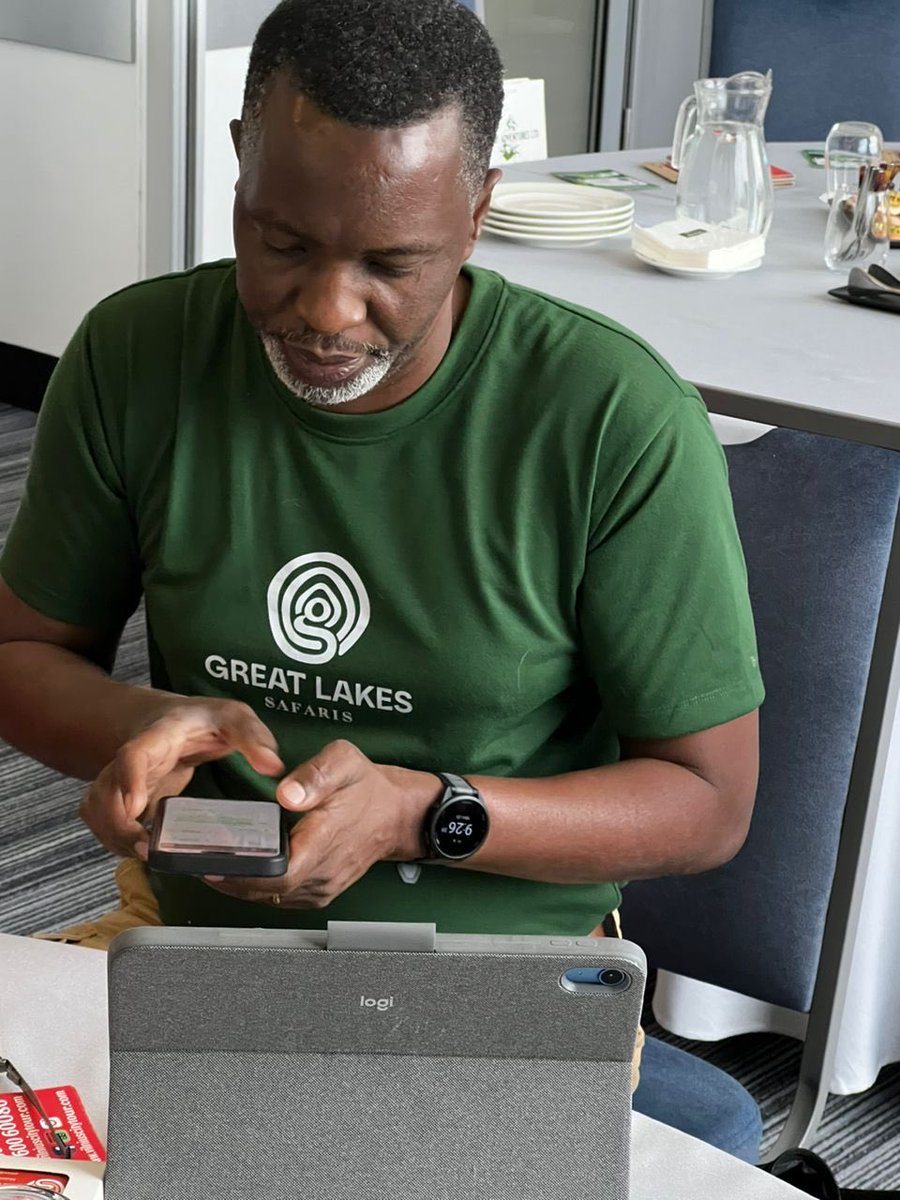 Preparing for my morning presentations here in Lithuania and the photographer was ⁦<a href="/wildliferwanda/">Wildlife Tours - Rwanda</a>⁩ ceo