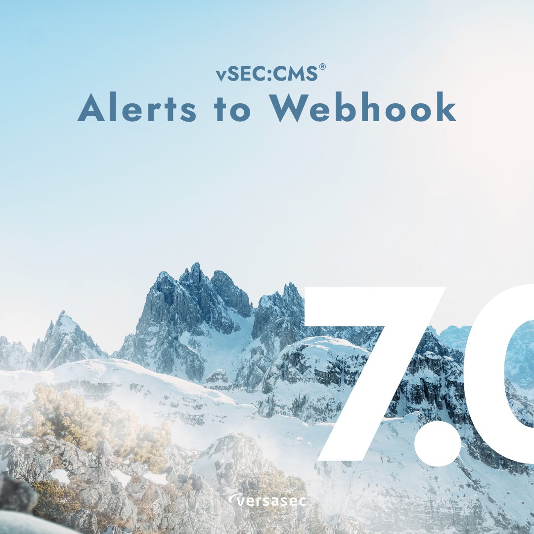 versasec's tweet photo. Alerts to Webhook allow you to push system #health events to #SIEM and similar systems. Increase your credential security with #vseccms 7.0 ✨

https://t.co/ENoygYhK1j

#alert #fido2 #pki #identitymanagement #smartcards #physicalaccess #entraid #passkeys #iam #passwordless https://t.co/HDFNv3IoBY