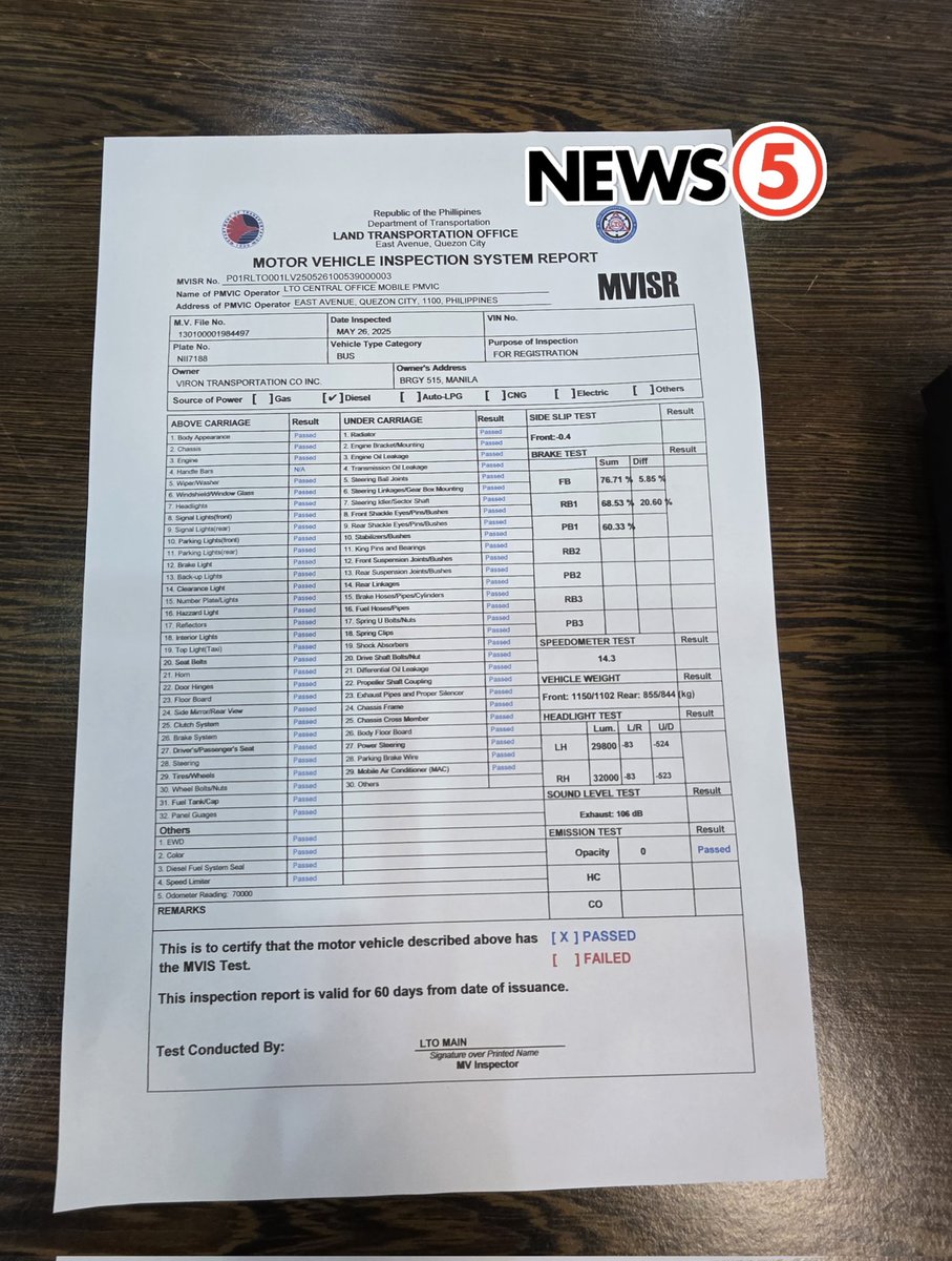 Target ng MMVIF ang mga bus at truck operators. Dahil mobile ang MMVIF na ang pupunta sa mga garahe ng operator para makatipid sa oras, gastos at gasolina. <a href="/News5PH/">News5</a> <a href="/onenewsph/">ONE News PH</a>