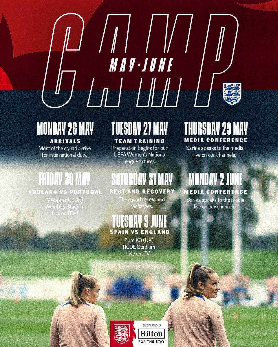An important 10 days ahead 👊

#Lionesses | <a href="/Hilton/">Hilton</a>