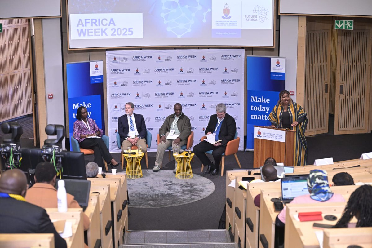 Streaming Live Now: Africa Week 2025 Panel Sessions
Join us for discussions on climate, economic, knowledge integrity and health security,  all through African and global lenses. 

Watch live: https:bit.ly/3FkA7ZA

#AfricaWeek2025 #FutureAfrica #GlobalAfrica  #UP