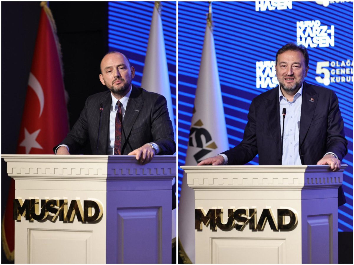 GokhanTemurTR's tweet photo. 📍 @MUSIAD Genel Merkez

@MUSIADKarzHasen 5. Olağan Genel Kurulumuzu;

MÜSİAD Genel Başkanımız Sn. Burhan Özdemir ( @BurhanOzdemirTR ) , Yüksek İstişare Kurulu Başkanımız Sn. Mahmut Asmalı ( @MahmutAsmali ), önceki dönem Genel Başkanlarımız ve üyelerimizin katılımlarıyla gerçekleştirdik.

Görevi devreden Sn. Muhammet Ali Özeken ( @mozeken ) ve ekibine bugüne kadar yapmış oldukları hizmetler/özverili çalışmalardan dolayı teşekkür ederiz.

Yeni dönemde Karz-ı Hasen Sandığı Başkanlığı görevine seçilen Sn. Mustafa Aktaş’ı ve yeni yönetimini tebrik ediyor, başarılar diliyoruz.

Ayrıca; Karz-ı Hasen Sandığımızın kuruluşunu (2016 yılı) gerçekleştiren 5.dönem Genel Başkanımız Sn. Nail Olpak ( @NailOlpak ) ve ekibine özellikle teşekkür ediyoruz.