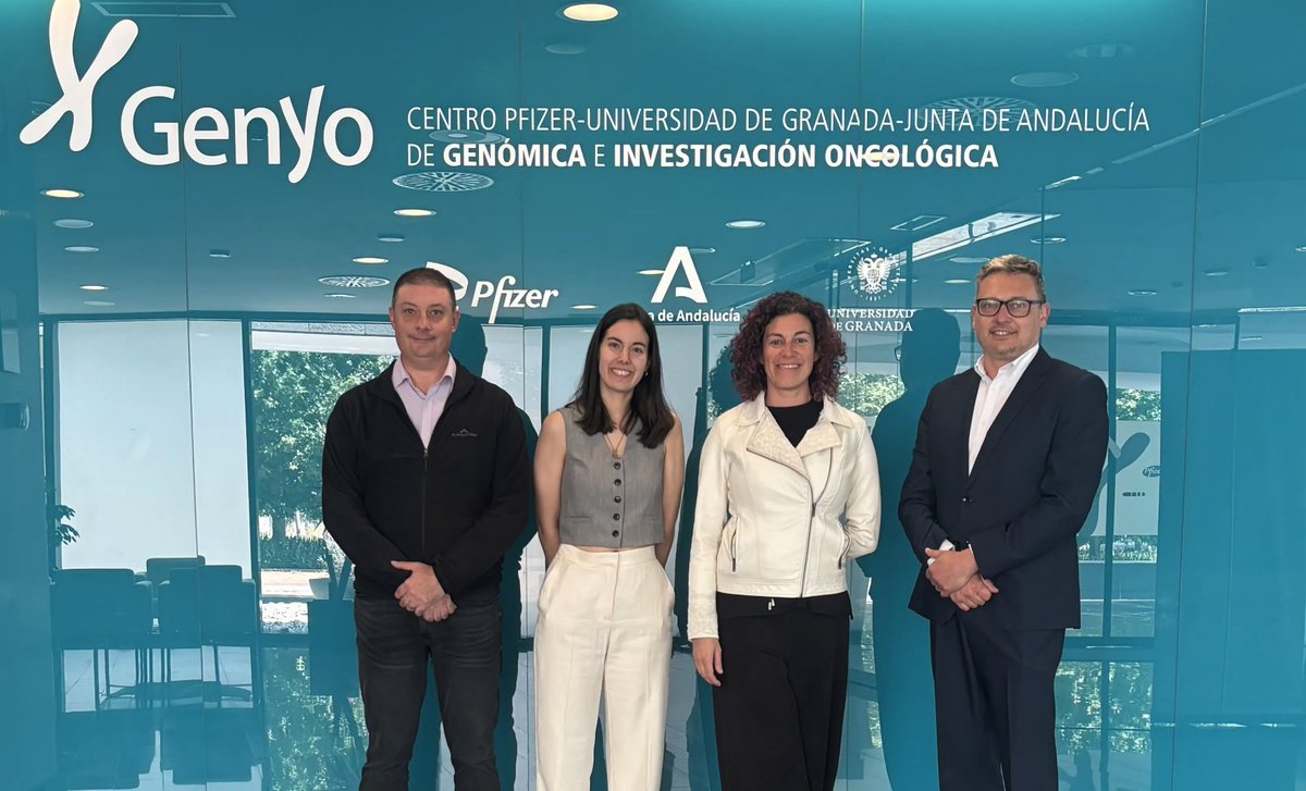 Pfizer España (@pfizer_spain) on Twitter photo 👩🏻🔬 👏🏻 Enhorabuena a este grupo de investigadores del <a href="/genyo_pts/">GENYO</a>, que han participado en el desarrollo de una plataforma para mejorar el diagnóstico precoz del #CáncerPróstata y así facilitar su abordaje temprano
Aquí los detalles 🔬 genyo.es/investigadores… 👩🏻🔬 👏🏻 Enhorabuena a este grupo de investigadores del <a href="/genyo_pts/">GENYO</a>, que han participado en el desarrollo de una plataforma para mejorar el diagnóstico precoz del #CáncerPróstata y así facilitar su abordaje temprano
Aquí los detalles 🔬 genyo.es/investigadores…