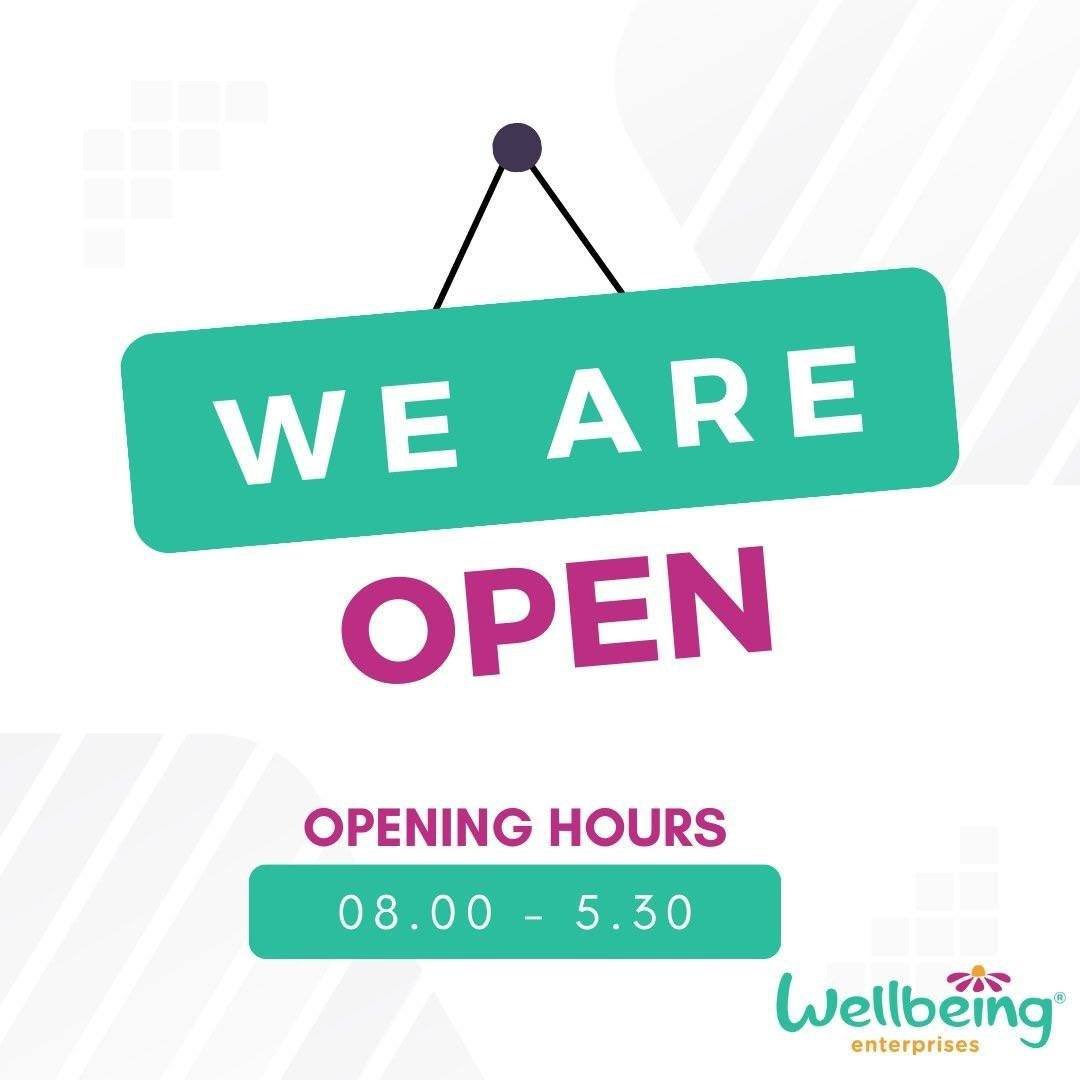 We are open today on #BankHolidayMonday. Call our friendly team on 01928 589 799 for all your wellbeing needs.