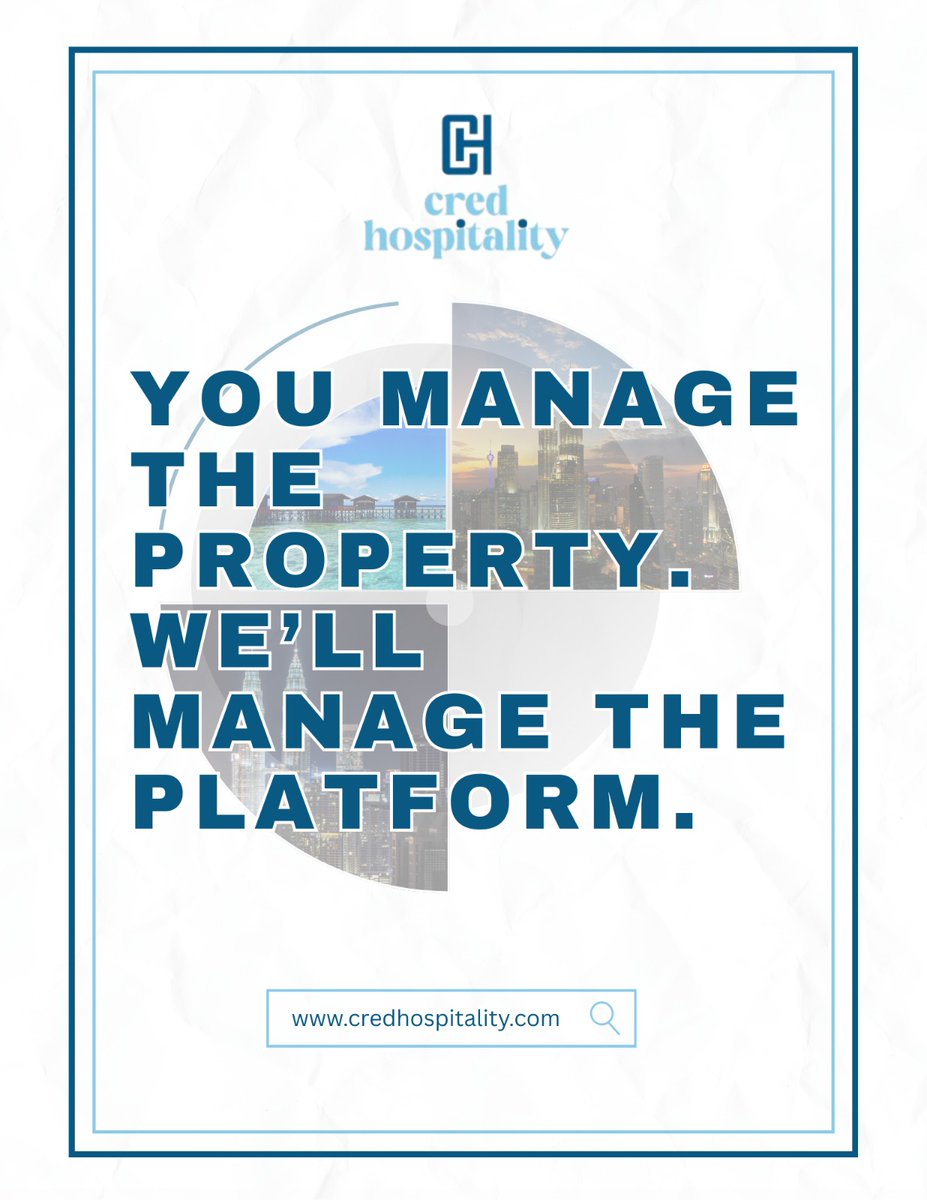 CredHospitality's tweet photo. Managing a hotel is a full-time job.
Managing OTA listings? That’s ours.
Let’s grow your bookings, reviews &amp; reach — without the stress.
#CredHospitality #HotelPartner #SmartHospitality https://t.co/4ZTcV3a3zD