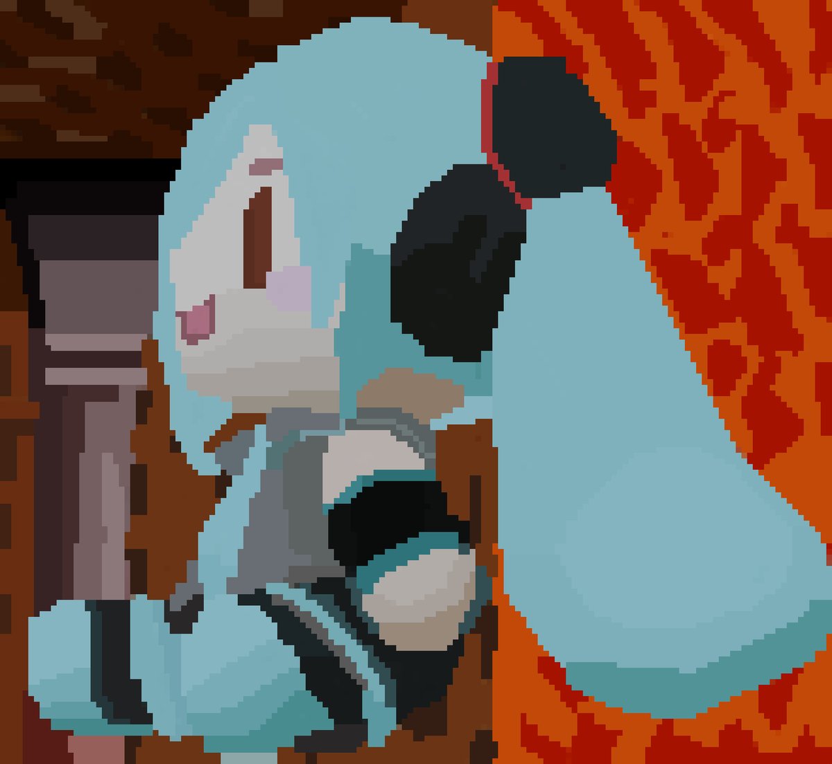 Here is this little Miku art (🩵s and 🔁a would be so very much appreciated too) #artmoots