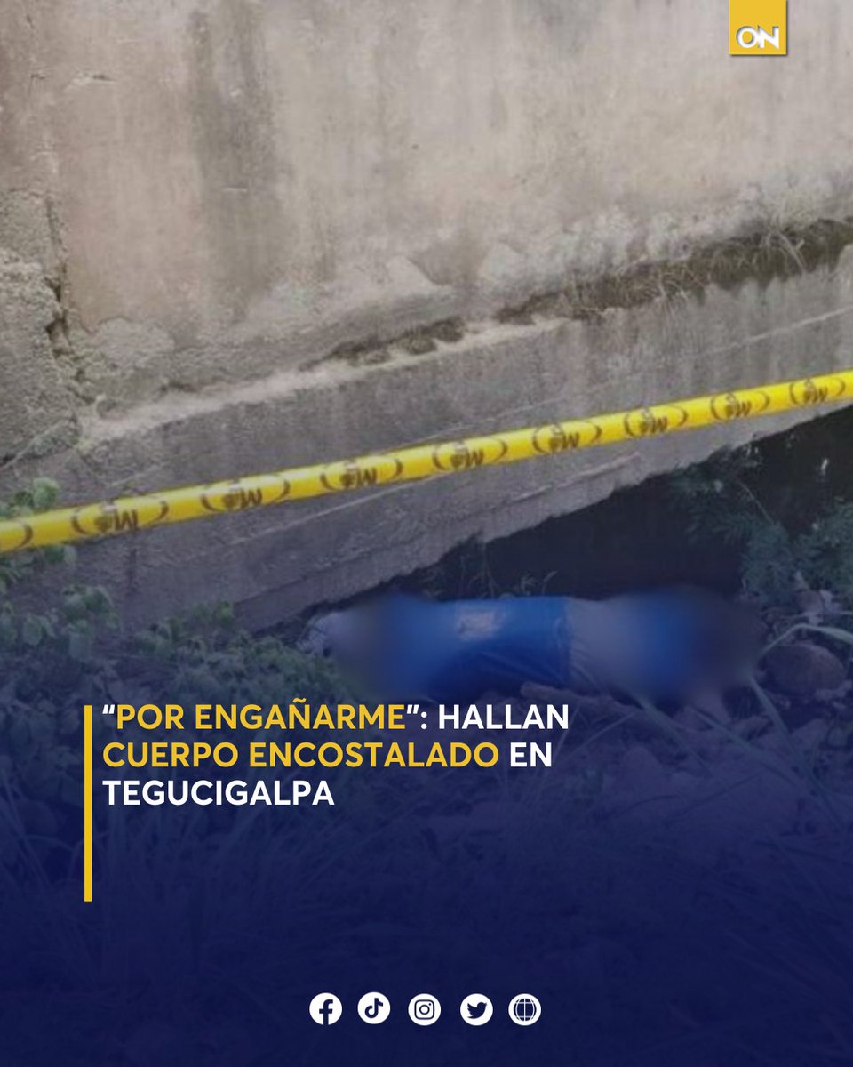 11_Noticias's tweet photo. 🚨| A tempranas horas de este sábado vecinos de la aldea Las Casitas encontraron un cuerpo sin vida con un perturbador mensaje.
Los detalles 👉🏻: https://t.co/cdAF1d9iG5
#LasCasitas #Tegucigalpa https://t.co/wtMpOBpS44