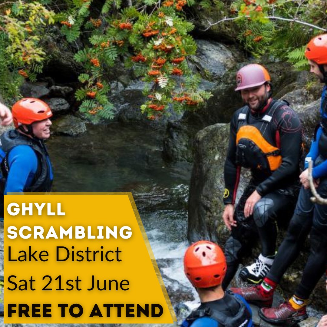 💦 Join Blackdog Outdoors for a Beginners Ghyll Scrambling Adventure – Lake District 💦
Saturday 21st June - FREE
Looking to try something new, exhilarating, and fun? Come along for a Beginner-Friendly Ghyll Scrambling session in the stunning Lake District with Blackdog Outdoors