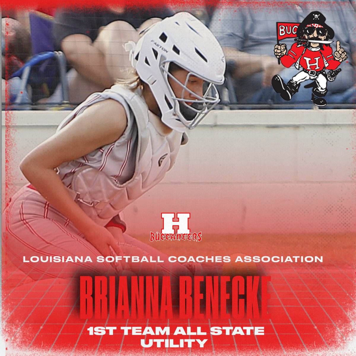 Softball 🥎 

Congratulations to Brianna Benecke on being named to the Louisiana Softball Coaches Association All State Team.