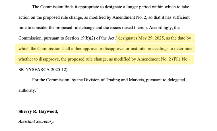 🇺🇸 Grayscale's Cardano $ADA ETF deadline for decision is this week.

The SEC must approve, deny, or delay it by this Thursday, May 29.

Do you think it'll get approval this week?