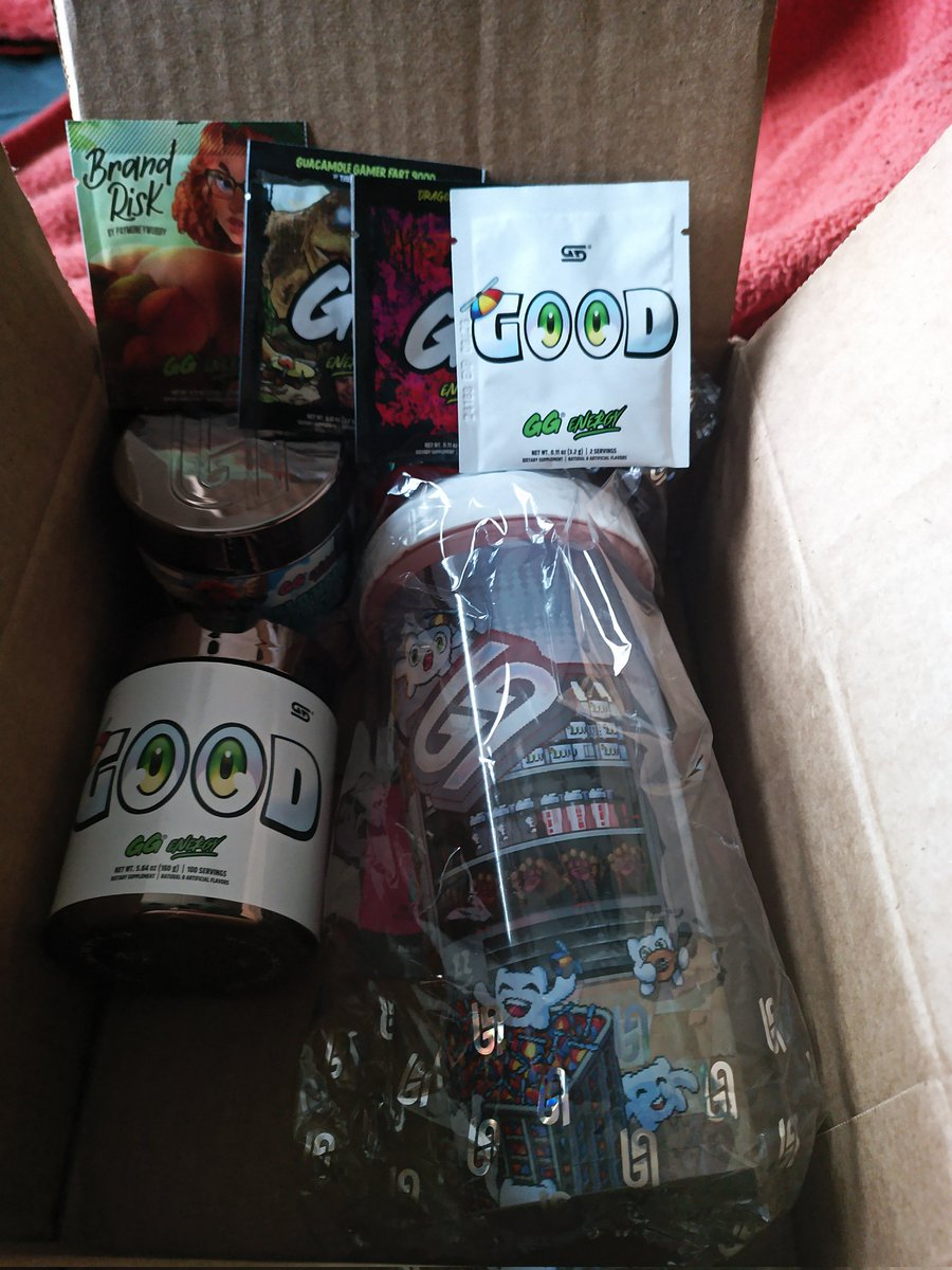 LostImPark_off's tweet photo. Finally got my @SMii7Y gamersupps package with a Good sample.... https://t.co/PgLJ7rHTIc