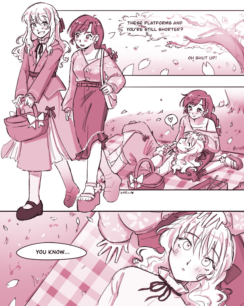 Kozuwu1312's tweet image. now that joana posted it i think i wanna see how twt responds to my comic (4/8) #みずえな #mzen