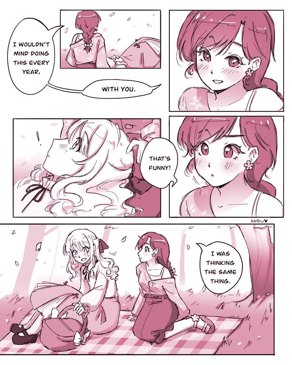 Kozuwu1312's tweet image. now that joana posted it i think i wanna see how twt responds to my comic (4/8) #みずえな #mzen