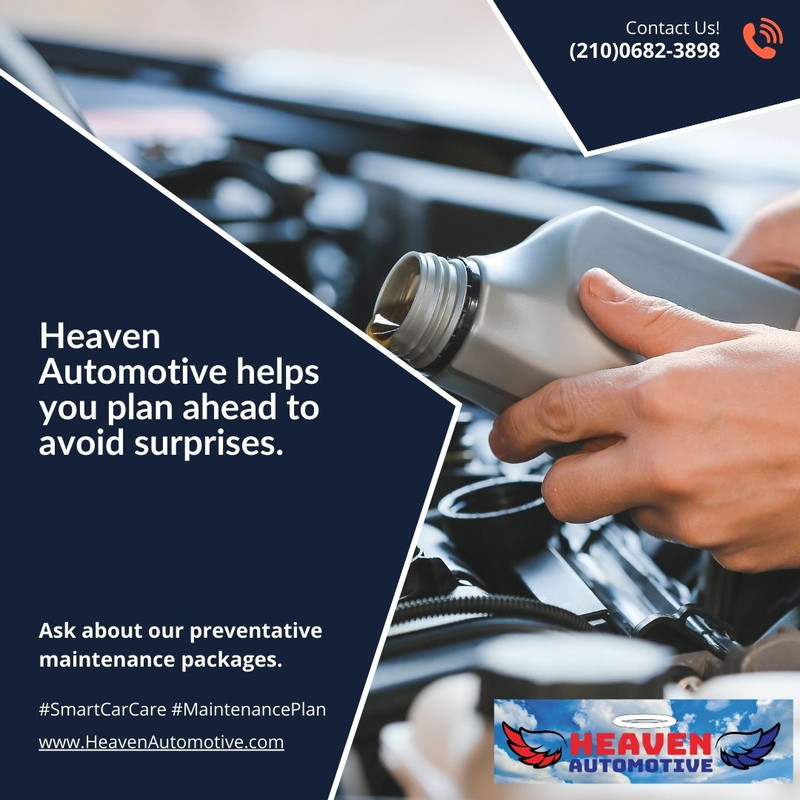 HeavenAutomotiv's tweet image. Heaven Automotive helps you plan ahead to avoid surprises. Ask about our preventative maintenance packages. #SmartCarCare #MaintenancePlan rfr.bz/t218c48