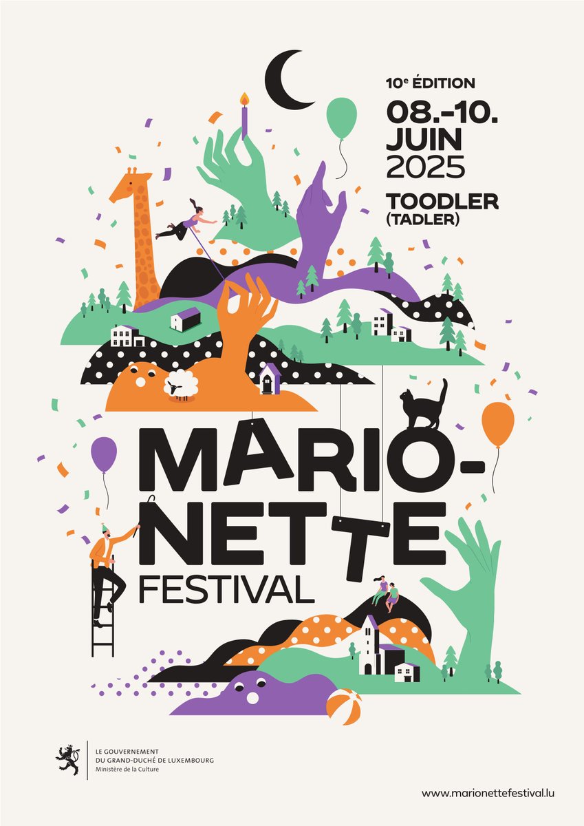This weekend, Tadler, in  ❤️ of the Haute-Sûre Natural Park, transforms into an open-air theater. The #Marionettefestival2025 features over 90 activities, 18 companies, 13 locations and a unique atmosphere brought to life by 120 volunteers.➡️gd.lu/7zxdPs
Photo: MF2025