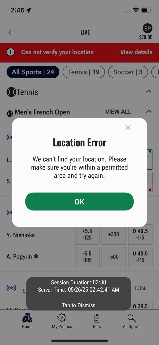lowks45's tweet photo. @WilliamHillUS @WilliamHill @WilliamHillNV this is a Error or is everybody having this problem https://t.co/YdTK6o2Ir0