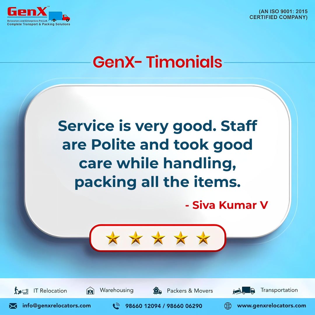 GenxRelocators's tweet image. Thank you for trusting GenX to be the partner for your relocation journey.

At GenX, we treat your belongings like our own. Every smooth shift and happy smile reminds us why we do what we do.

#RelocationExperts #GenXMoving #SmoothMove #TrustedMovers #RelocationJourney