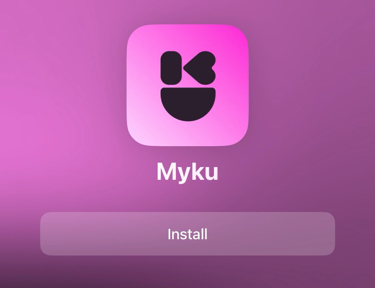 ✨💫 MykuApp Offical Links 💫✨

CA:
HohL7oPEpzekWsWiDSa1ewohT92QZyumWnUqiUQKq6SK

MykuApp for IOS:
apps.apple.com/us/app/myku/id…

DEX:
dexscreener.com/solana/9snfiX6…

Website:
mykuapp.com

CoinGecko:
coingecko.com/en/coins/myku

Telegram main community:
t.me/MYKU_Community…