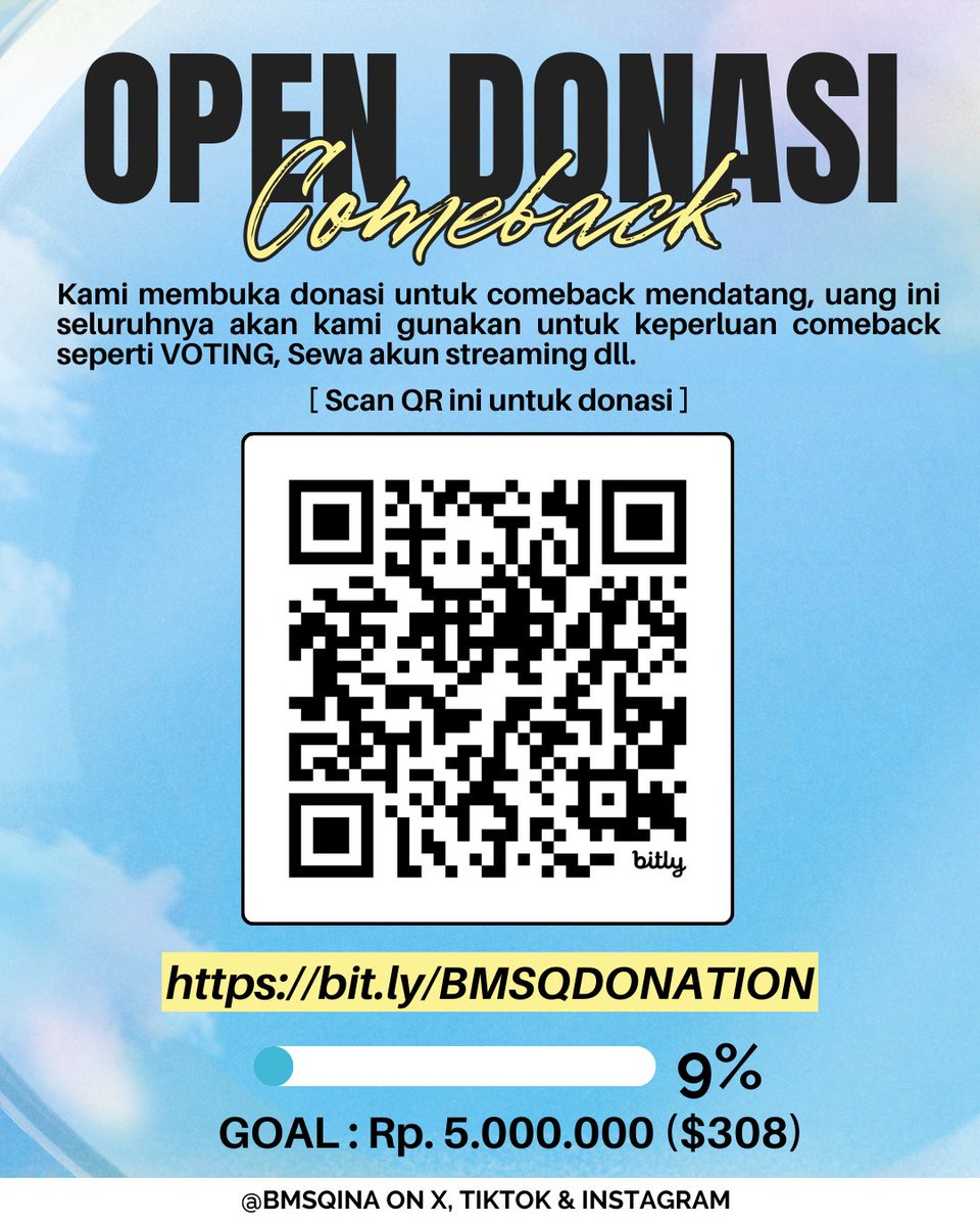 📢 [ OPEN DONATION FOR BABYMONSTER COMEBACK ]

Hi monstiez! We're opening a donation drive for comeback, this funds will be used for VOTING &amp; rent streaming acc purposes. 

Let's give our best to keep supporting BM, any amount are appreciated 💓

#BABYMONSTER #베이비몬스터