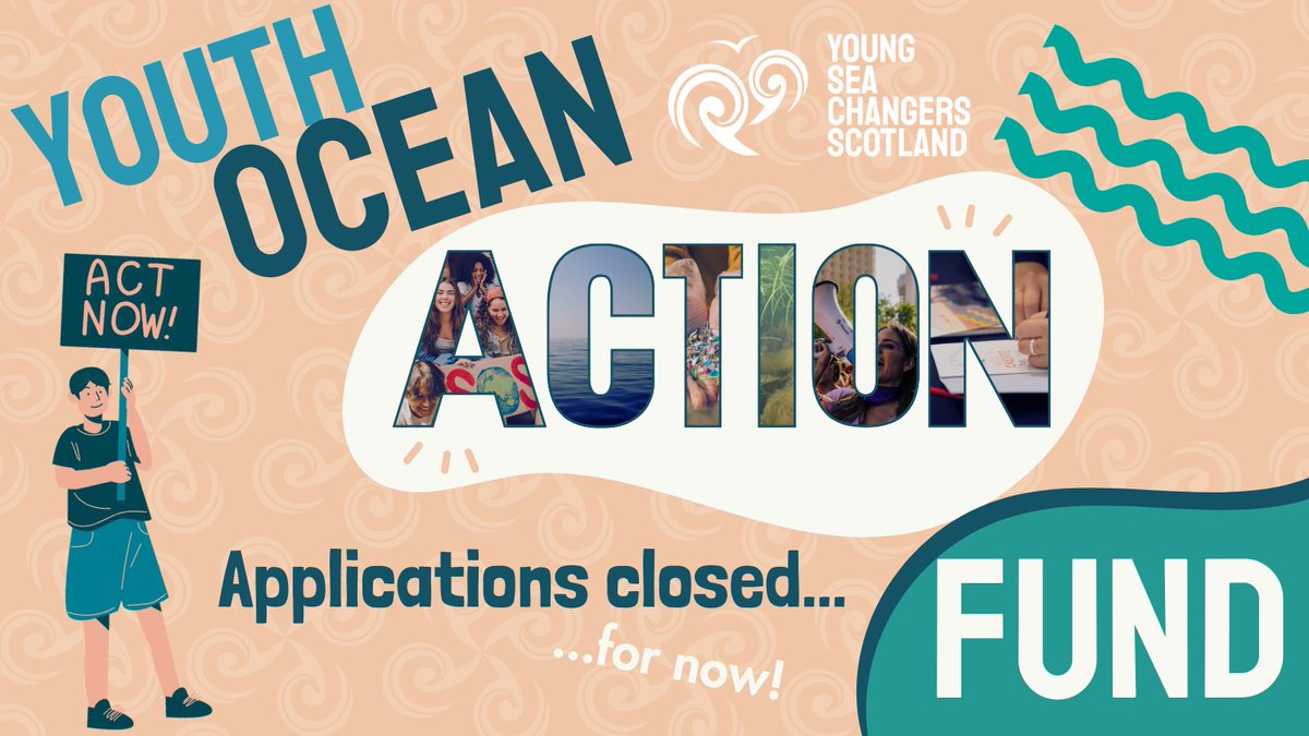 Applications for our Youth Ocean Action Fund are now CLOSED! 

Individual Grant apps will reopen for our Summer round once we've processed this round, due by 11th August. Project/Campaign grants will be back in Spring 2026, so plenty of time to formulate YOUR ocean action! 💡🌊
