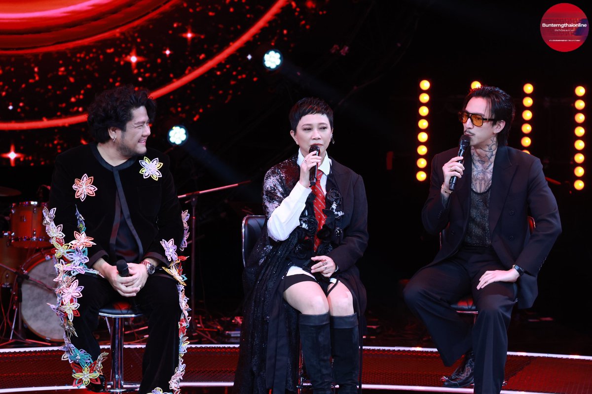 Bunterngonline's tweet photo. "แอม-ธามไท-เบน"ในงานแถลงข่าว "The Voice Pride 2025" เปิดตัว Special Program ครั้งแรกในโลกฉลอง Pride Month 

#ampdidi 
#TIMETHAI 
#benchalatit
#TheVoicePride
#TheVoiceTH https://t.co/unv6B3aqW5