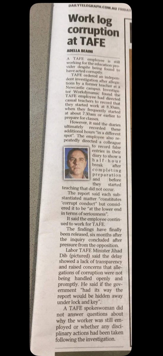 Mark Powell (@ronmarkh) on Twitter photo <a href="/JEChalmers/">Jim Chalmers MP</a> TAFE activist and party member banned for life for telling the truth about <a href="/tafensw/">TAFE NSW</a> systemic corruption and fraud by Chris Minns <a href="/pruecar/">Prue Car MP</a> <a href="/JEChalmers/">Jim Chalmers MP</a> TAFE activist and party member banned for life for telling the truth about <a href="/tafensw/">TAFE NSW</a> systemic corruption and fraud by Chris Minns <a href="/pruecar/">Prue Car MP</a>