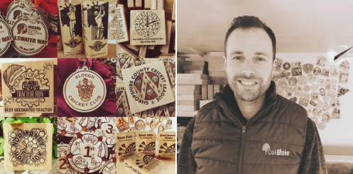 Another incredible Business of the Week - The Oak Bloke joins us on Love in the Morning from just after 11am.
Not only will The Oak Bloke be telling us all about what they do, they are giving you the chance to win £100 worth of bespoke trophies or medals so be sure to tune in