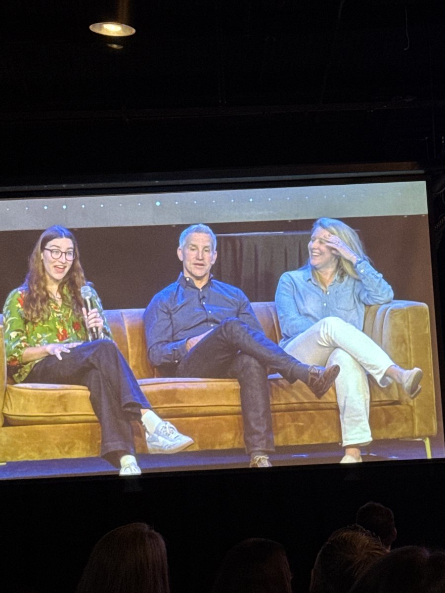 JonAcuff's tweet image. Tell me the Acuffs all sit the same way without telling me the Acuffs all sit the same way.
My oldest daughter LE joined me and Jenny on stage at my event Remarkable You recently. (McRae couldn’t skip class.)
We did a Q&A which was incredibly fun.
One thing I realized by doing…
