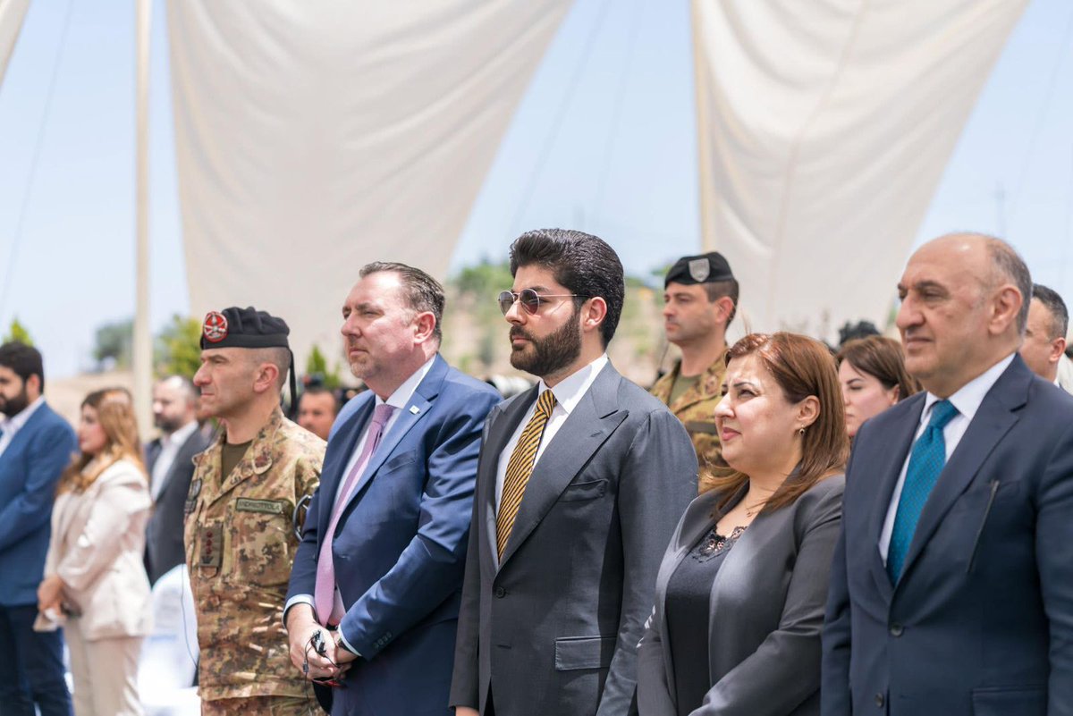 CZinErbil's tweet image. @CZinErbil deeply values our long-term successful collaboration with @RwangaFdn in the field of #DevelopmentAid. 🇨🇿💚
We were honoured to attend the ceremony marking the successful completion of the project to plant 20,000 olive trees in #Erbil/Delopa.👏

#Czechia🤝#KRI #SSP25