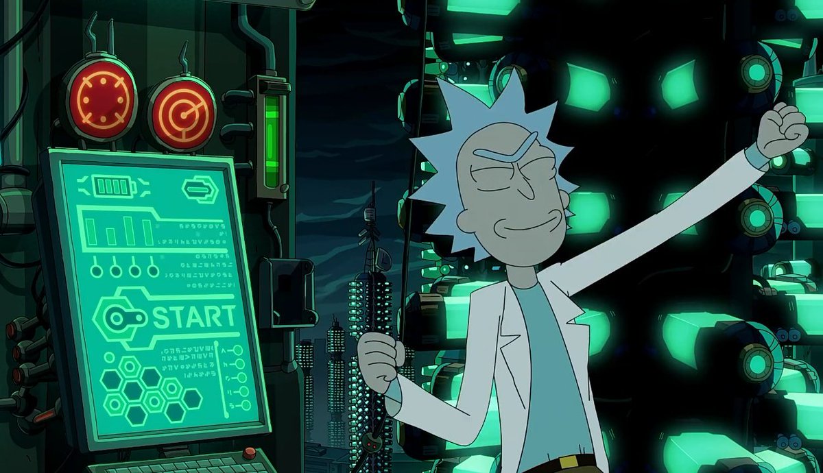 Astefficial's tweet photo. I'm afraid that Rick and Morty is,, fucking back baby!! absolutely banger first episode https://t.co/LUHgnyzoAh