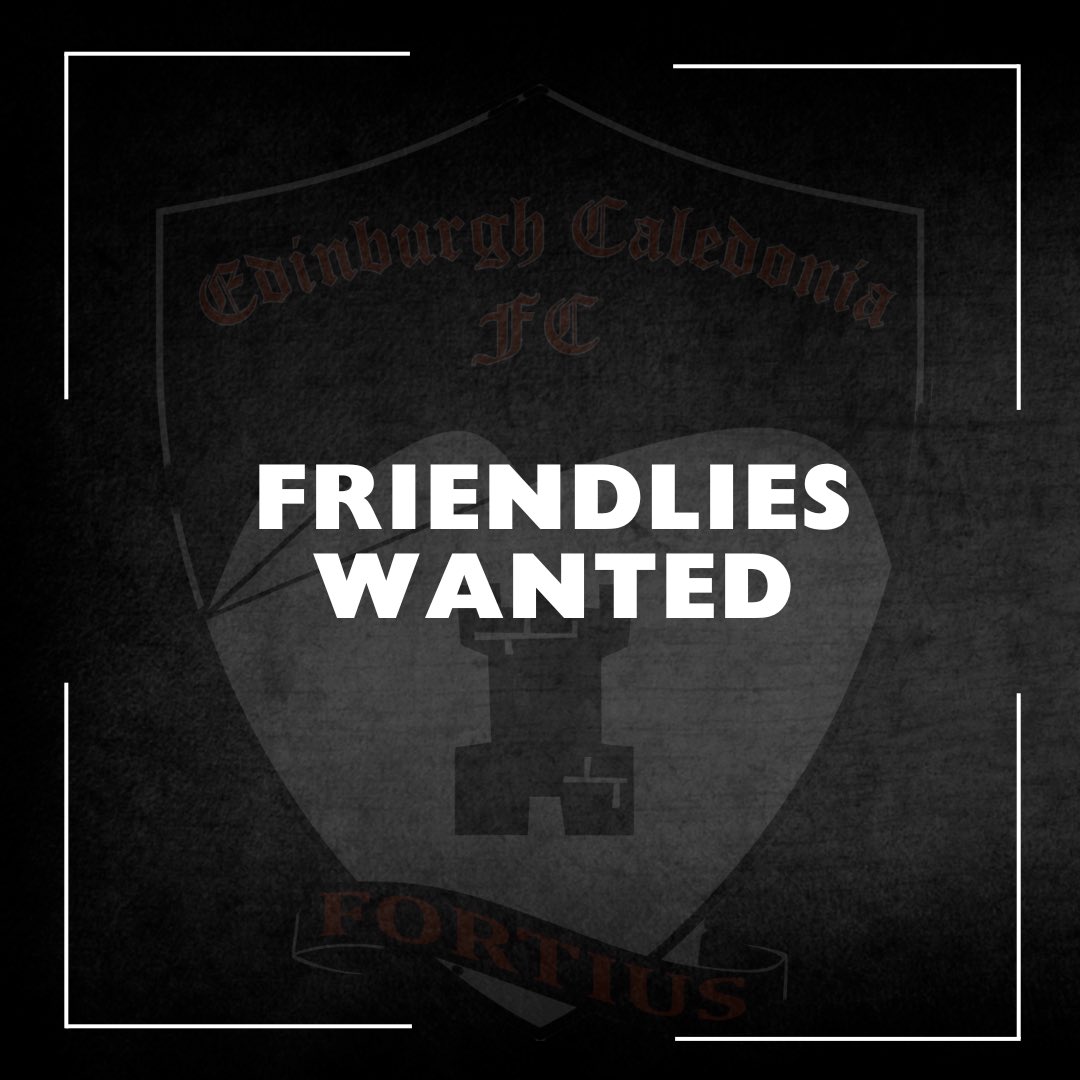 📢 We’re looking  for pre season friendlies on the following dates:

📅 Sunday 27th July
📅 Sunday 3rd August

Home or Away (within reason)

Drop us a message if interested! 

#PreSeason #FriendliesWanted
