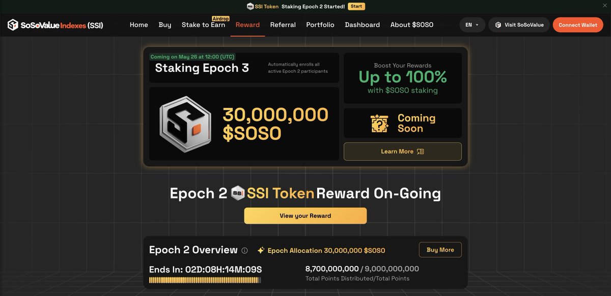 CRYPTO_BOB2's tweet image. $SOSO 空投第三轮来了！💥
三千万代币，不抢你就亏了～
🗓️ 活动时间：5月26日到11月22日
📲 快来看看你有没有资格：
ssi.sosovalues.live/reward

#区块链生活 #空投快报 #CryptoCN $SOSO #SOSO #airdropsoso #eth #airdrop #new_airdrop #BNBChain $QQQ