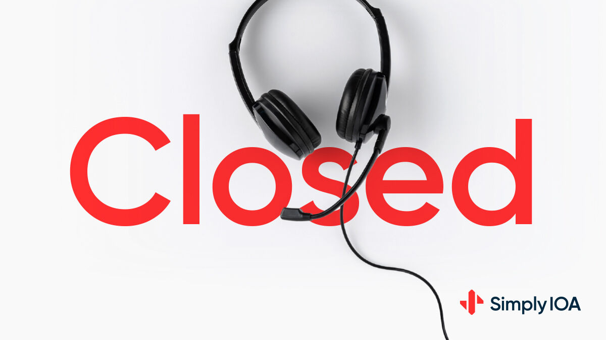 Holiday Closure Notice 

Our call center will be closed on Monday, May 26, and will reopen on Tuesday, May 27, at 8 a.m. EST.

You can still shop for your homeowners and auto insurance online at simplyioa.com.