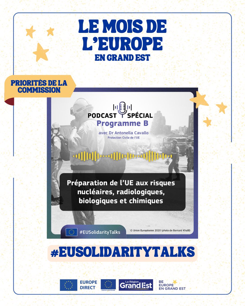 ☢️ Face aux risques NRBC (nucléaires, radiologiques, biologiques, chimiques), l’#UE renforce sa préparation 🇪🇺
Plans d'urgence, exercices conjoints, coordination des secours : anticiper pour mieux protéger.
🎧 À écouter : binge.audio/podcast/progra…