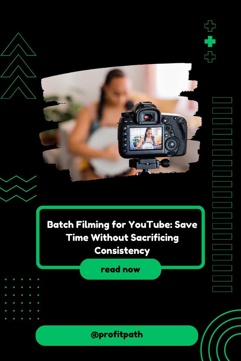 Profitpath24's tweet image. Want more? Our Pinterest has the full scoop! 🔗 
in.pinterest.com/riteshprofitpa…
#YouTubeContent #BatchFilming #EfficiencyTips #PinterestCreators