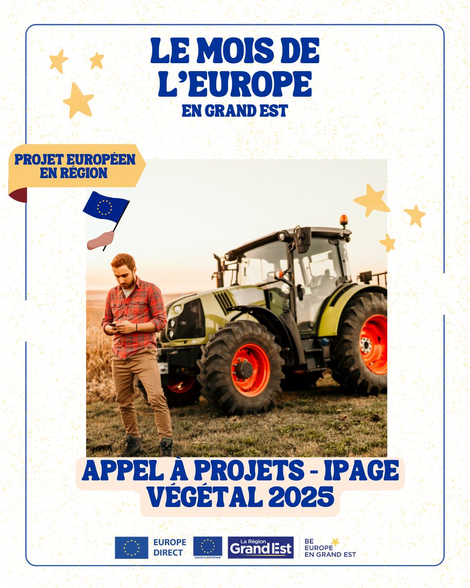 🌱 Filières végétales ? L’UE &amp; la Région Grand Est vous soutiennent !
Avec le FEADER, obtenez 40 à 55 % d’aides pour moderniser vos équipements &amp; réduire votre impact 🌍
📅 Candidatures jusqu’au 30 juin 2025
🔗 Infos sur grandest.fr/appel-a-projet…