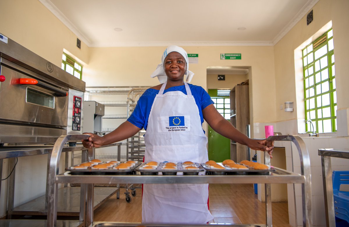 UNHCR Representation for EU Affairs (@refugees_eu) on Twitter photo Meet Charlotte, who fled DRC in 2022, to keep her family safe.
In Kalobeyei, she found hope – and opportunity – through a women’s group at the FAO-UNHCR food hub, supported by <a href="/EU_Partnerships/">EU International Partnerships 🇪🇺</a>.
“This hub changed my life. I can grow my business and support my children." Meet Charlotte, who fled DRC in 2022, to keep her family safe.
In Kalobeyei, she found hope – and opportunity – through a women’s group at the FAO-UNHCR food hub, supported by <a href="/EU_Partnerships/">EU International Partnerships 🇪🇺</a>.
“This hub changed my life. I can grow my business and support my children."