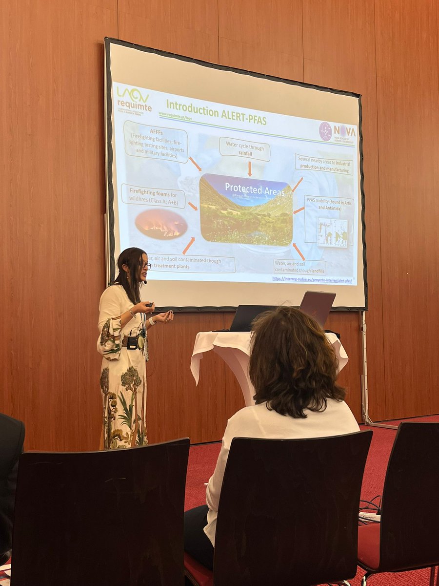 ALERT-PFAS (@alertpfas) on Twitter photo 🌍 ALERT-PFAS marcou presença no #PPEPPD2024!
Nossa coordenadora Ana B. Pereiro apresentou a abordagem inovadora do projeto para combater contaminantes emergentes e debater soluções sustentáveis no design de processos 💧⚗️
#Sudoe #ForEverChemicals <a href="/6Sudoe/">Interreg SUDOE</a> 🌍 ALERT-PFAS marcou presença no #PPEPPD2024!
Nossa coordenadora Ana B. Pereiro apresentou a abordagem inovadora do projeto para combater contaminantes emergentes e debater soluções sustentáveis no design de processos 💧⚗️
#Sudoe #ForEverChemicals <a href="/6Sudoe/">Interreg SUDOE</a>
