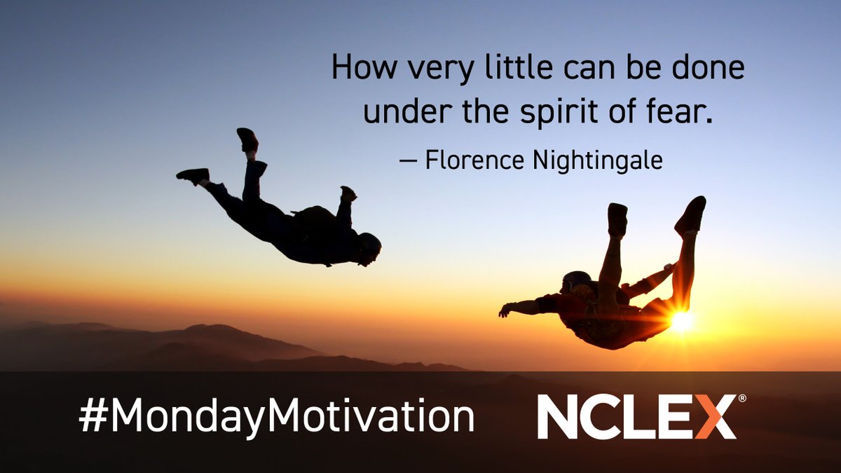 #MondayMotivation: "How very little can be done under the spirit of fear." -Florence Nightingale #NursesWeek2026 #NCLEXinfo