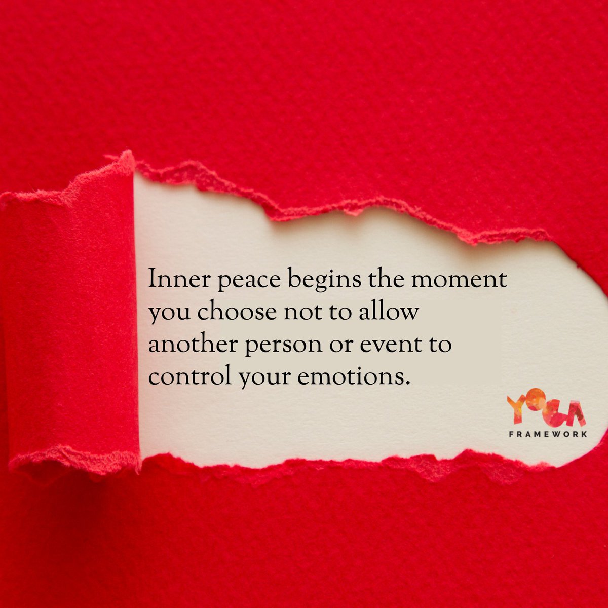 yogaframework's tweet photo. Inner peace starts when you take control of your emotions. Empower your fitness journey by letting go of negativity. Choose positivity today. Move your body now! https://t.co/79OlL8LnNn
