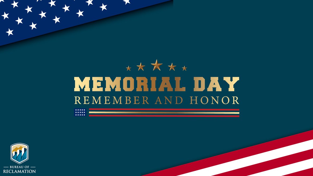 Bureau of Reclamation (@usbr) on Twitter photo This #MemorialDay, we honor and remember those who gave their lives in service to our nation.
At <a href="/usbr/">Bureau of Reclamation</a>, we reflect with gratitude and continue our mission in service to the people and lands they fought to protect.
🕊️ #HonorAndRemember #Reclamation #ServiceAndSacrifice This #MemorialDay, we honor and remember those who gave their lives in service to our nation.
At <a href="/usbr/">Bureau of Reclamation</a>, we reflect with gratitude and continue our mission in service to the people and lands they fought to protect.
🕊️ #HonorAndRemember #Reclamation #ServiceAndSacrifice