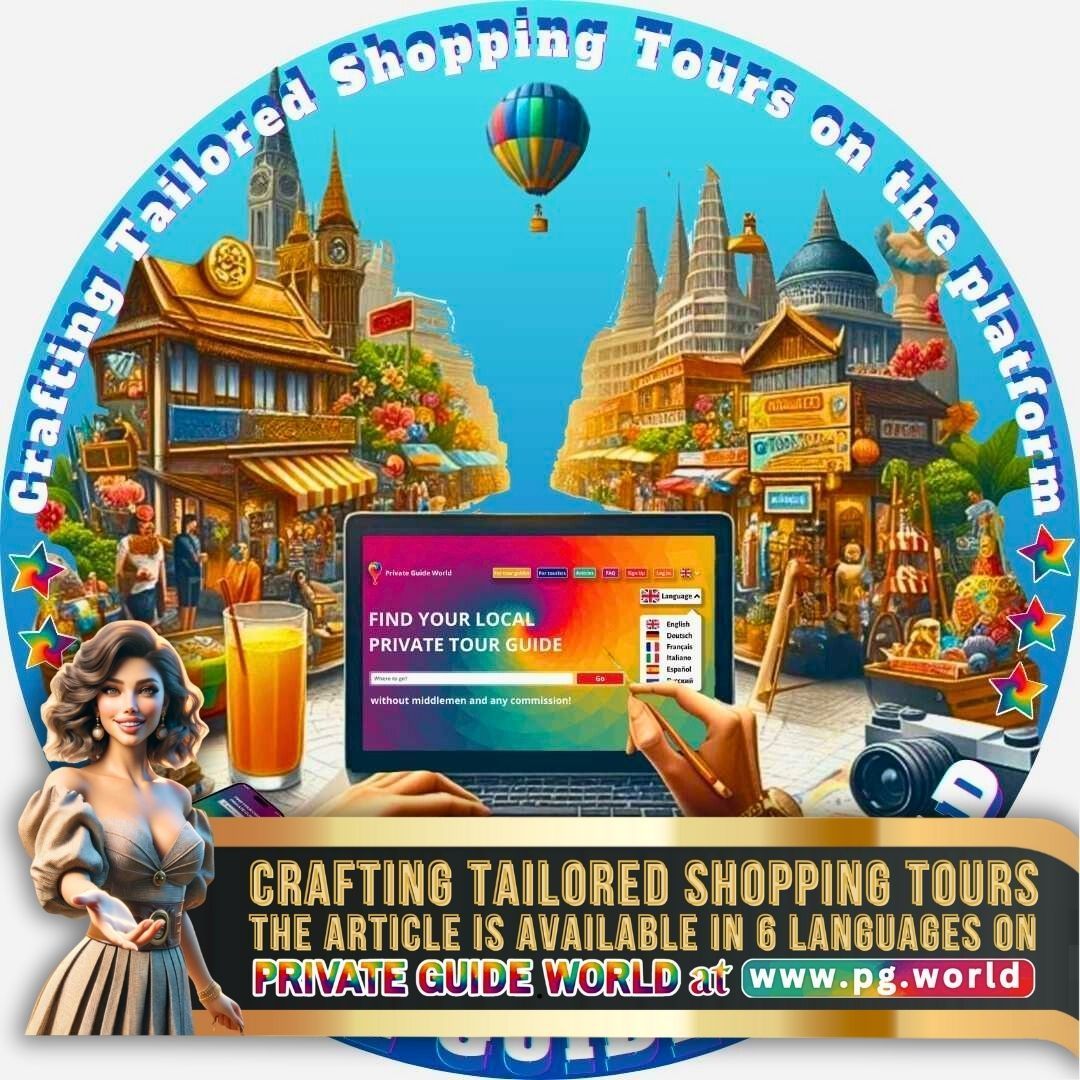 wwwpgworld's tweet image. Delight your clients with bespoke experiences! Read more in our article &quot;Crafting Tailored Shopping Tours&quot; in 6 languages on the PRIVATE GUIDE WORLD platform at pg.world/articles/craft… #BespokeTours #ShoppingDelight #TourGuideTips #LocalExperiences #CustomizedTours