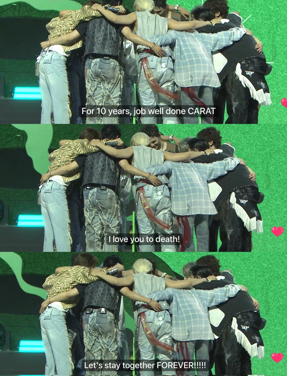 happy 10th anniversary, my beloved 13🥹🩷💎 let's stay together for a looooong long time🫶🏻

#10YearsToForeverSVT <a href="/pledis_17/">세븐틴(SEVENTEEN)</a>