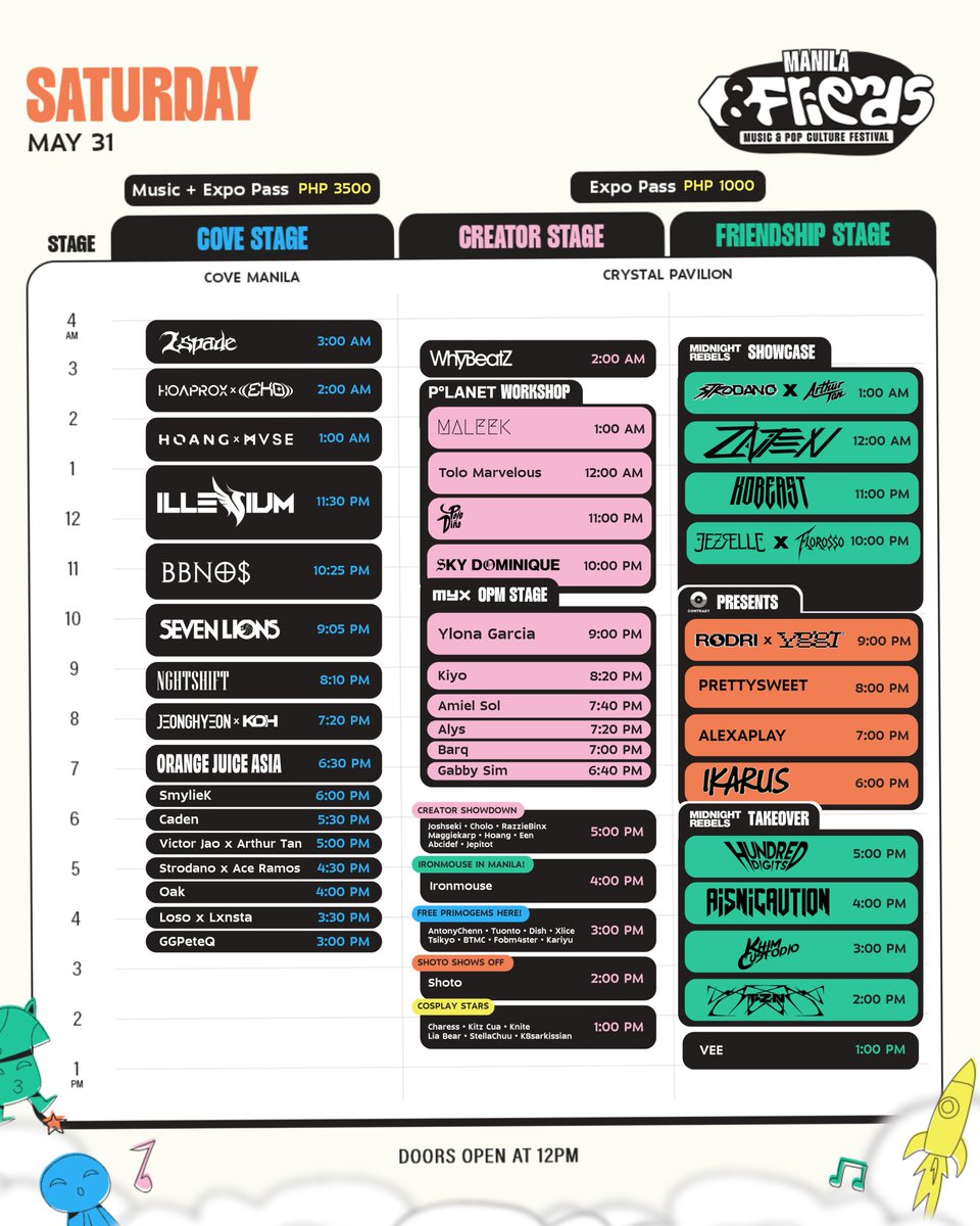 andfriendsfest's tweet photo. Hey Friends, here's what you've been waiting for ⏰

See when your favorite artists live on the #AndFriends2025 stage! 💥 https://t.co/NGkBjoJBGe
