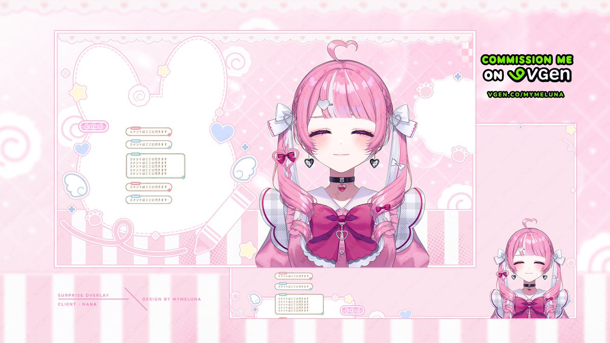 Surprise Overlays design 
- nana.
#Vgencomm