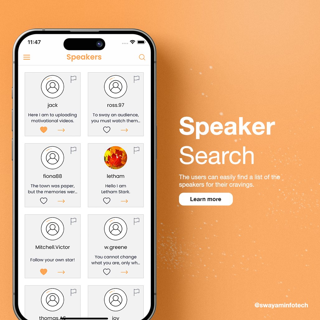 swayaminfotech's tweet image. Explore the power of online learning with our #elearningapp 💻. Introducing the Smart Learn Video Application 🎥—an innovative e-learning platform.
.
🌐: swayaminfotech.com/smart-learn-vi… 
.
#elearningappdevelopment #elearningvideoapp #smartlearnapp #learningapp #smartphone  #mobileapp