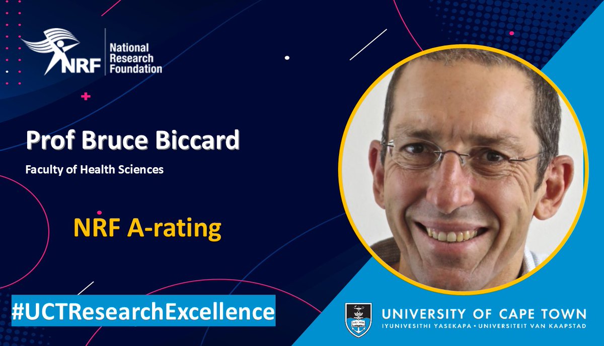 UCT Research (@uct_research) on Twitter photo Prof Bruce Biccard <a href="/UCTHealthSci/">UCT Health Sciences</a> has received an A-rating from <a href="/NRF_News/">National Research Foundation of South Africa</a> for pioneering and leading perioperative outcomes research in Africa to ensure safe surgery and anaesthesia. #UCTResearchExcellence Prof Bruce Biccard <a href="/UCTHealthSci/">UCT Health Sciences</a> has received an A-rating from <a href="/NRF_News/">National Research Foundation of South Africa</a> for pioneering and leading perioperative outcomes research in Africa to ensure safe surgery and anaesthesia. #UCTResearchExcellence