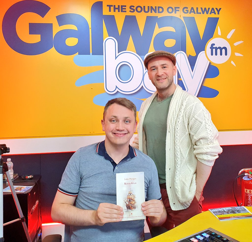 Luke Morgan (@lukemorganpoet) on Twitter photo Thanks to <a href="/JohnMorleyNews/">John Morley</a> for having me on <a href="/gbayfm/">Galway Bay FM</a> to discuss "Blood Atlas"!
<a href="/ArlenHouse/">Alan Hayes : Arlen House</a> Thanks to <a href="/JohnMorleyNews/">John Morley</a> for having me on <a href="/gbayfm/">Galway Bay FM</a> to discuss "Blood Atlas"!
<a href="/ArlenHouse/">Alan Hayes : Arlen House</a>