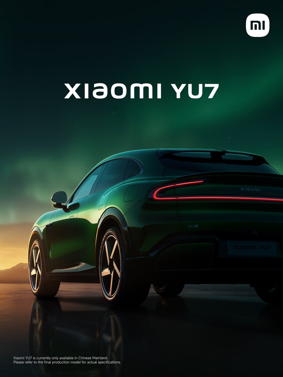 This is the SUV for a new era!

Explore the #XiaomiYU7, a high-performance luxury SUV that blends sophistication with cutting-edge technology.