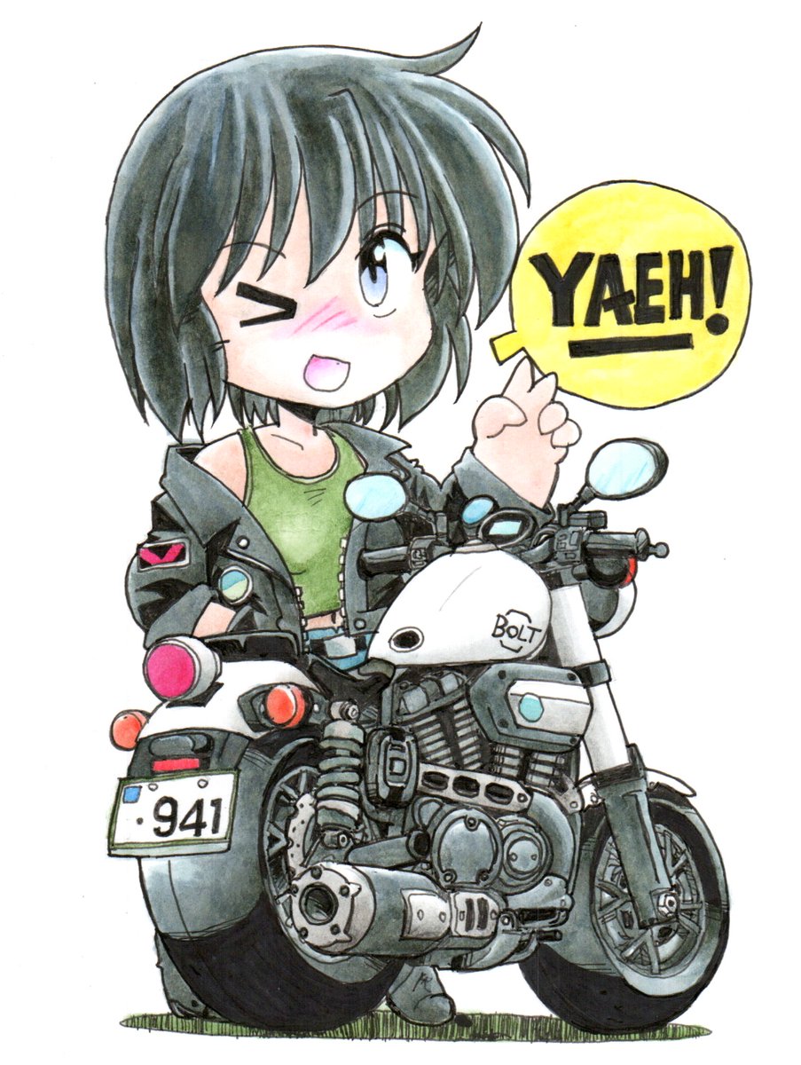 「#愛車の日とりあえずニンジャSLがフォーゲルに変わりました。 」|Norioのイラスト